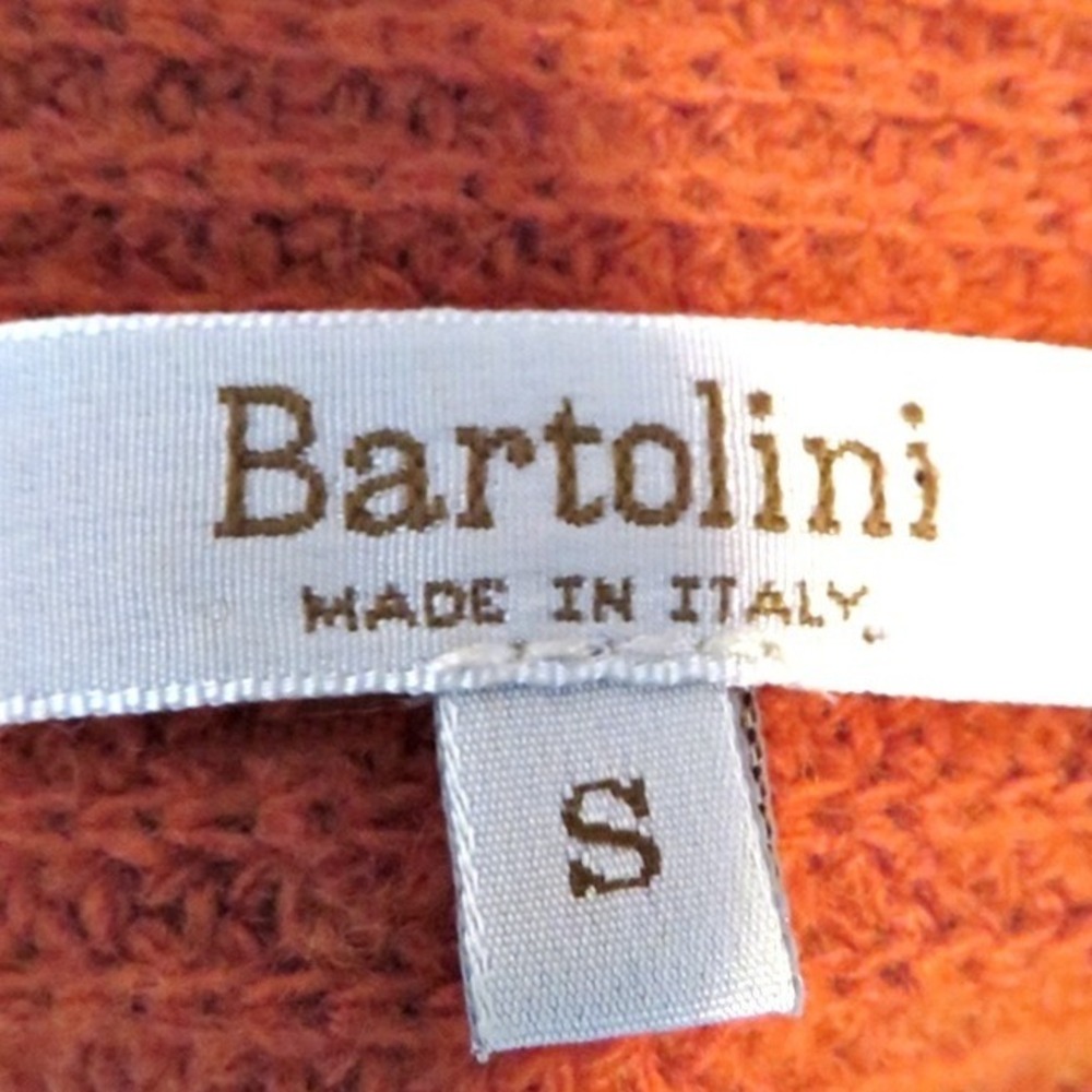 Bartolini Italy Wool Cashmere Blend Ribbed Sweater Size Small Made in Italy - Picture 9 of 12